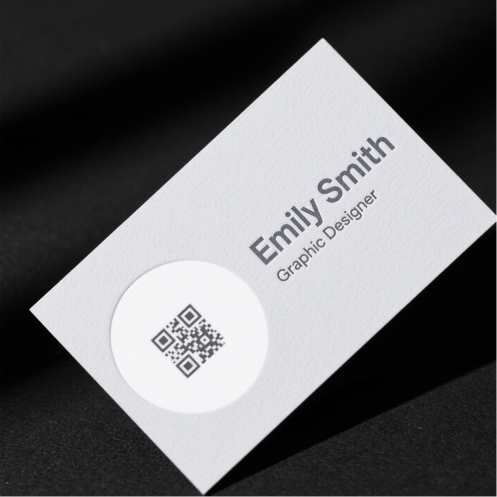 Gray simple style business card template