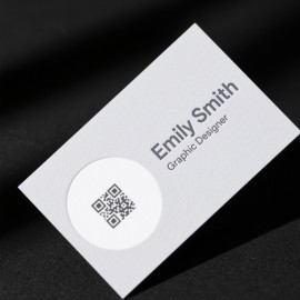 Gray simple style business card template