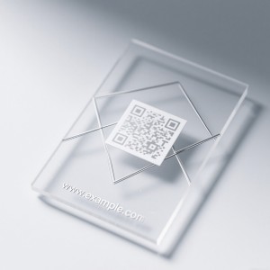 Transparent Technology Business Card Template